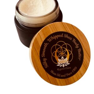 3.4oz  Silky Smooth Whipped Shea & CBD Body Butter   Made with Love