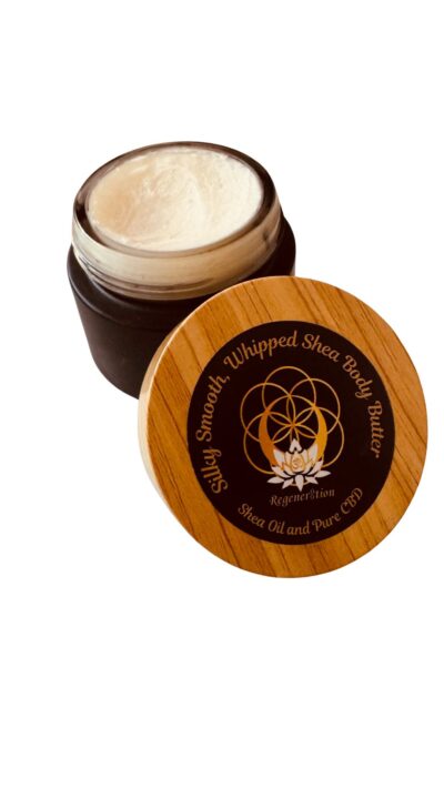 3.4oz  Silky Smooth Whipped Shea & CBD Body Butter   Made with Love